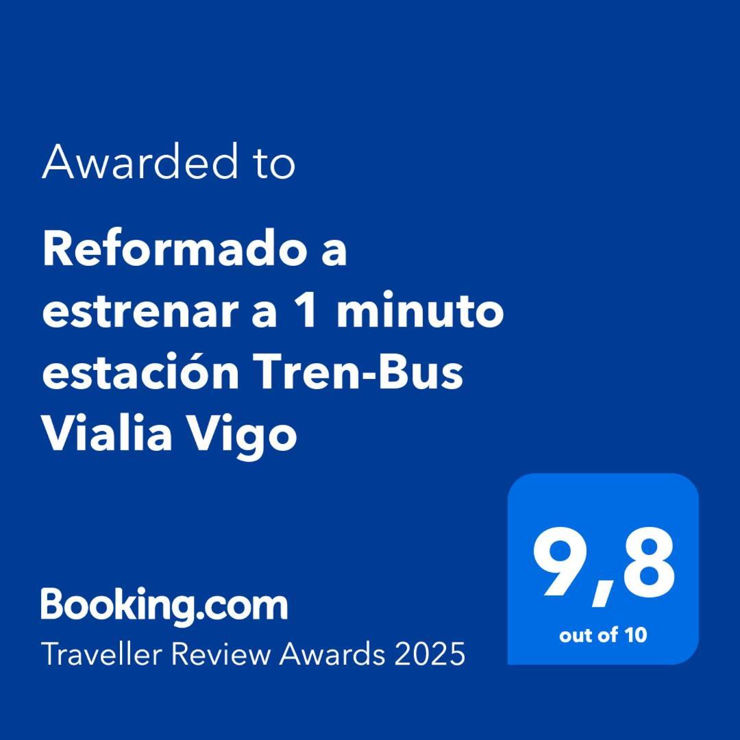 Tranquilo Apartamento Con Parking Gratis Vigilado 24H Vigo Extérieur photo